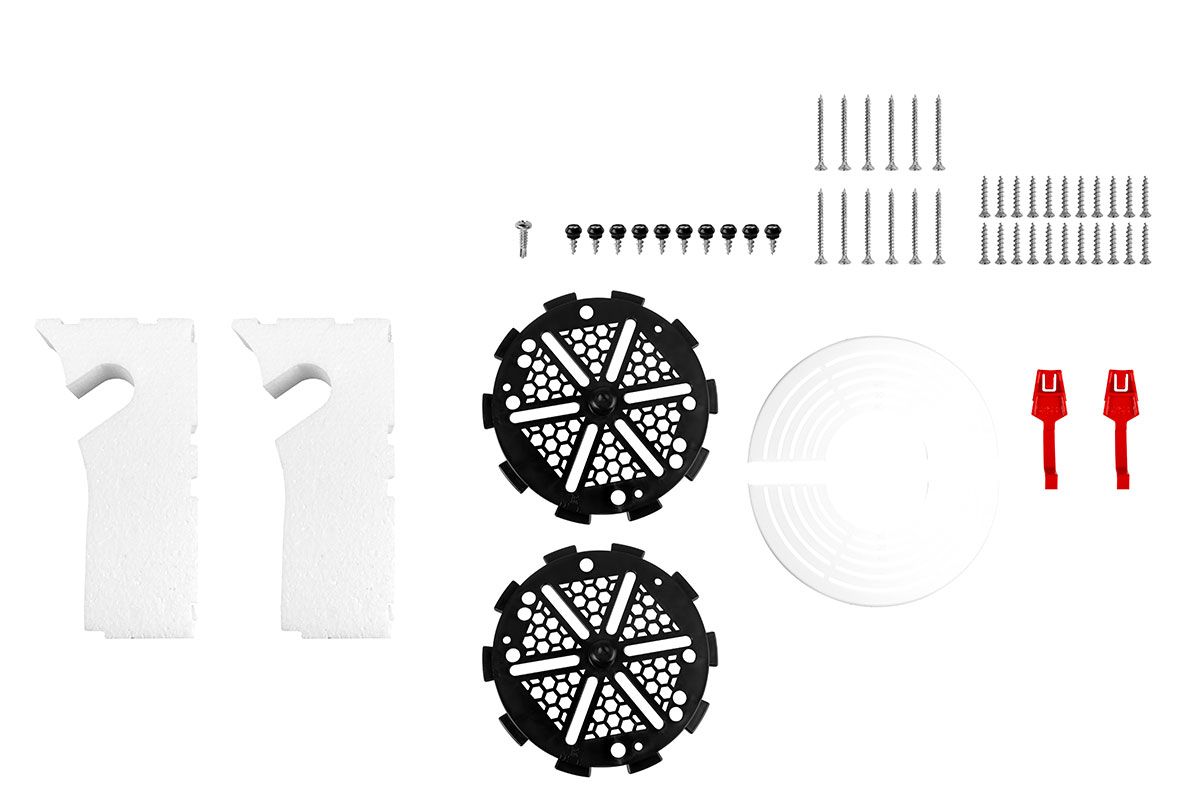 Aufsatzrollladen Komplett-Set für Fenster, 120 cm Höhe - versch. Breiten