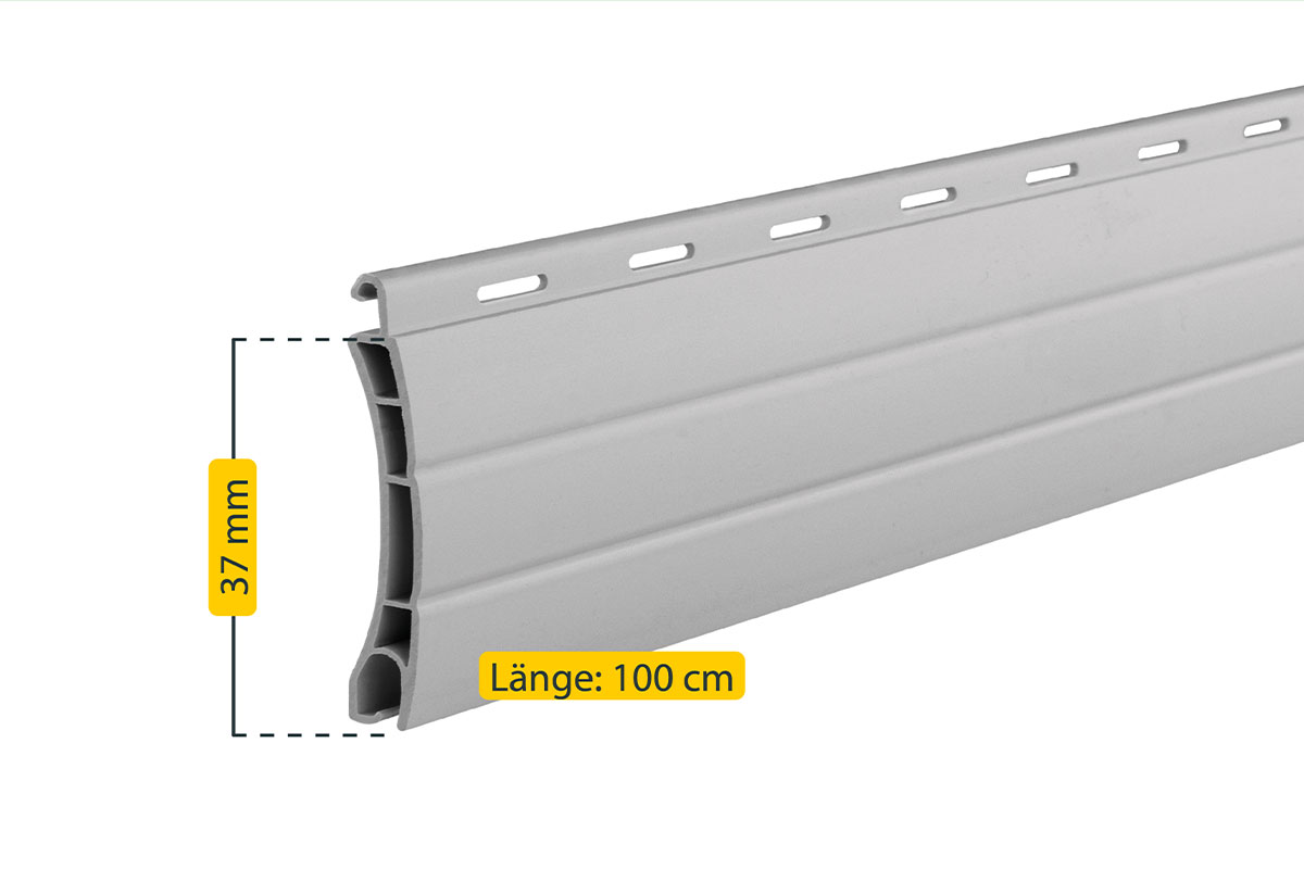 Rollladenprofil PVC Mini - diverse Ausführungen