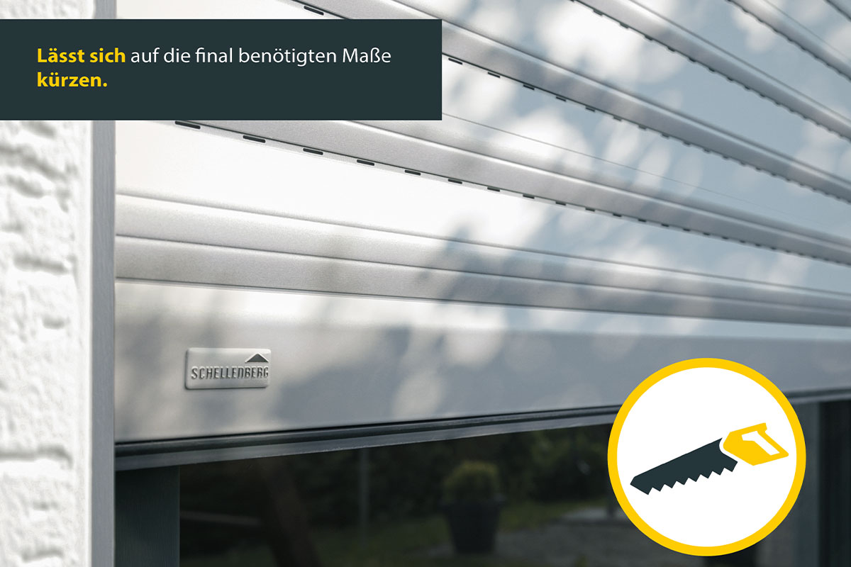 Aufsatzrollladen Komplett-Set für Fenster - versch. Maße