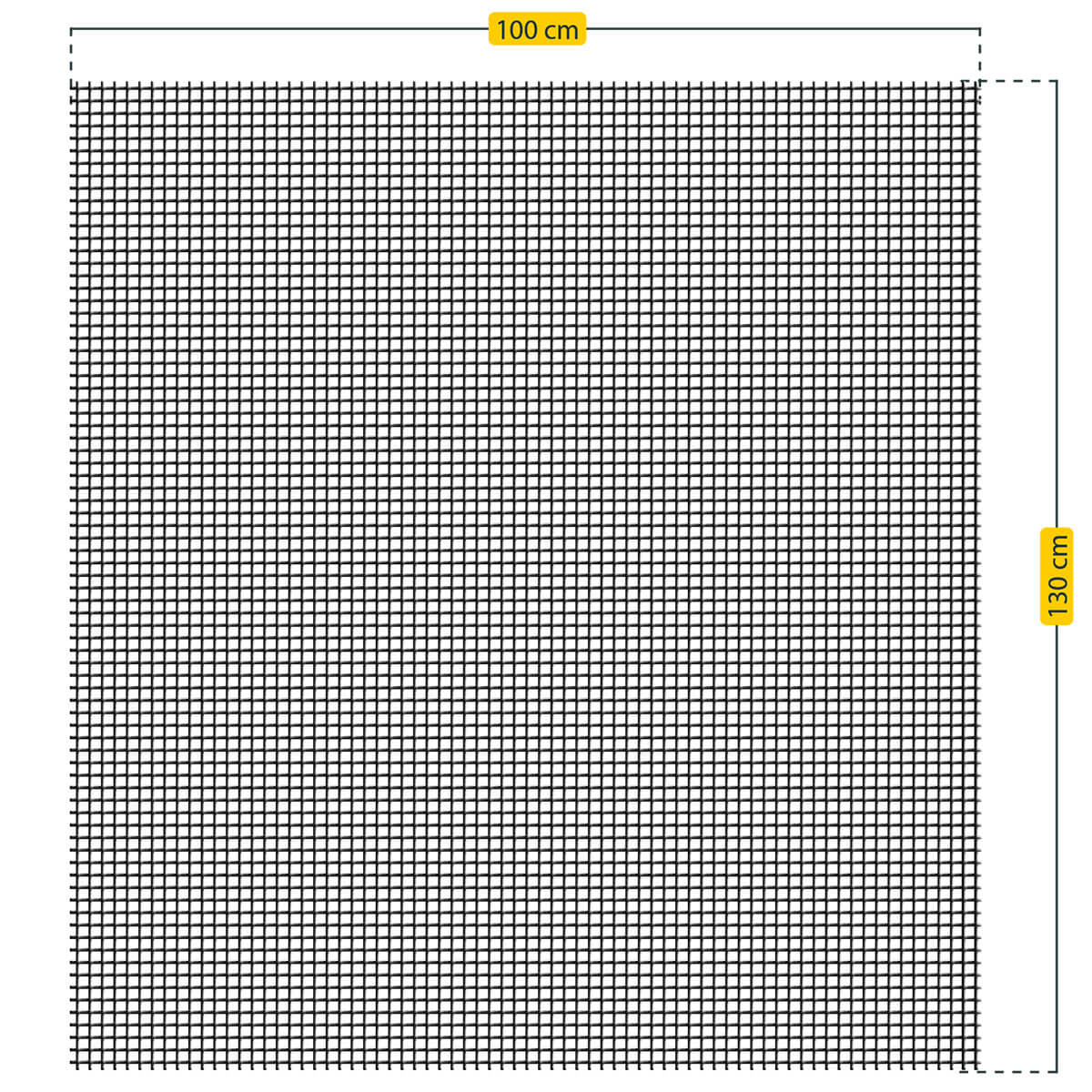 Insektenschutzgitter mit Befestigung - versch. Farben & Größen