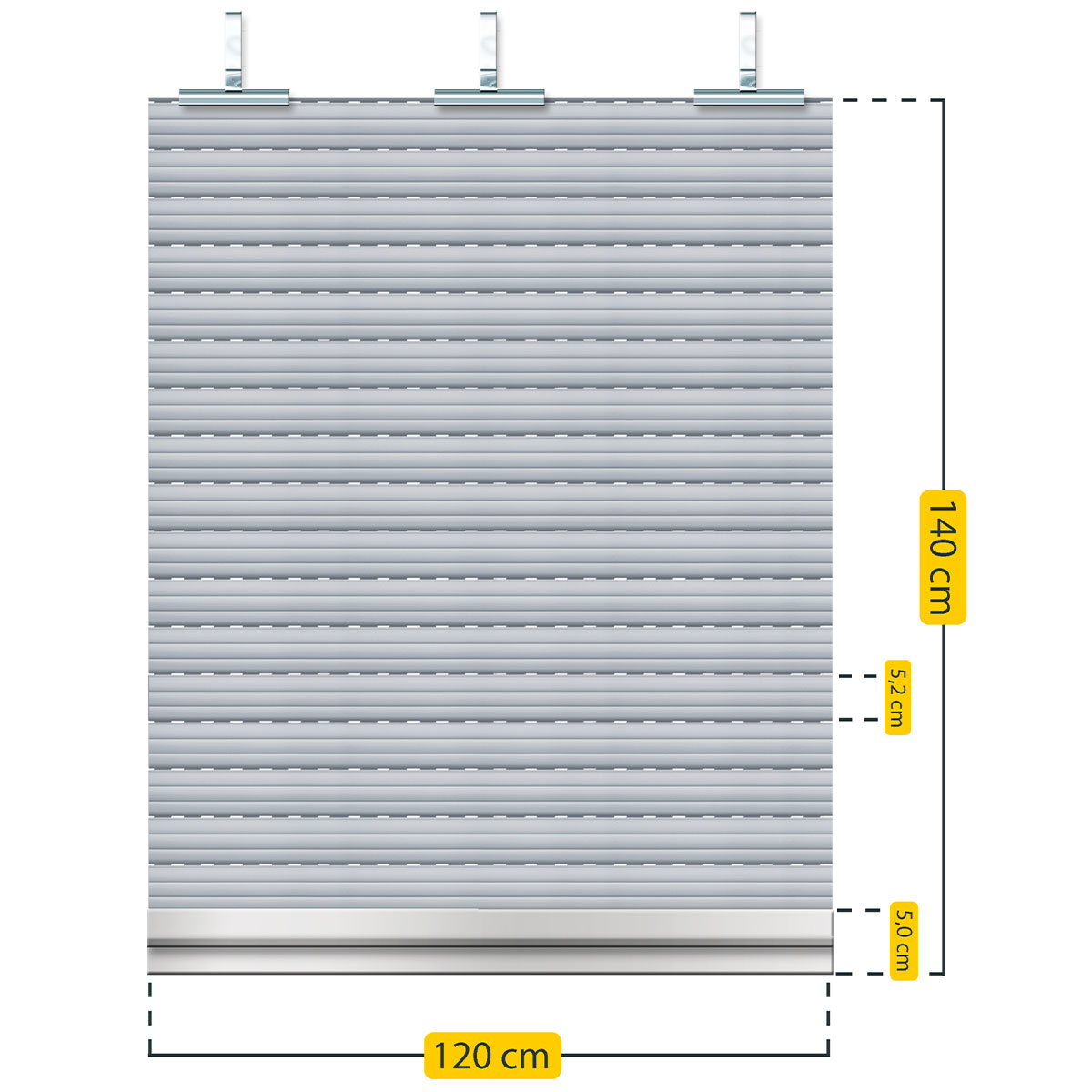 Rollladenpanzer-Set Maxi - versch. Ausführungen