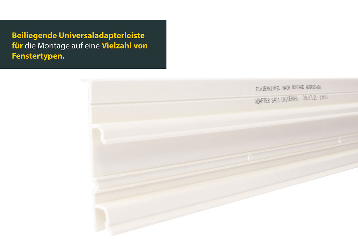 Aufsatzrollladen Komplett-Set für Fenster, 120 cm Höhe - versch. Breiten