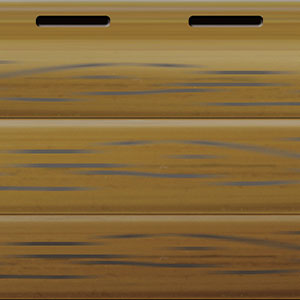 Profilfarbe Holzoptik aus hellem Holz