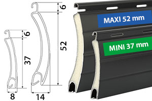 Rollladensystem Mini oder Maxi