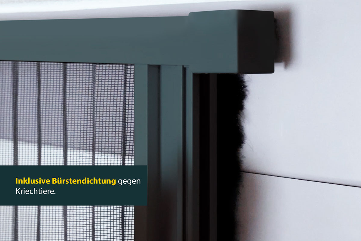 Insektenschutz-Plissee für Türen 100 x 215 cm Insektenschutz-Plissee für Türen 100 x 215 cm