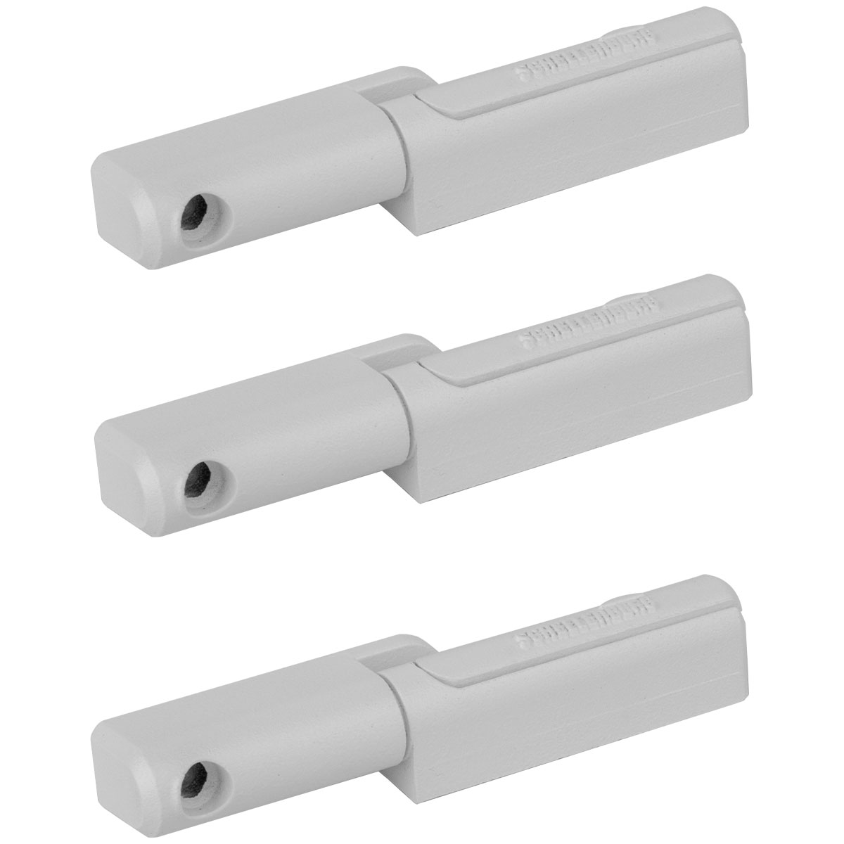 Zink-Scharnier-Set für System Plus/Premium  - versch. Farben