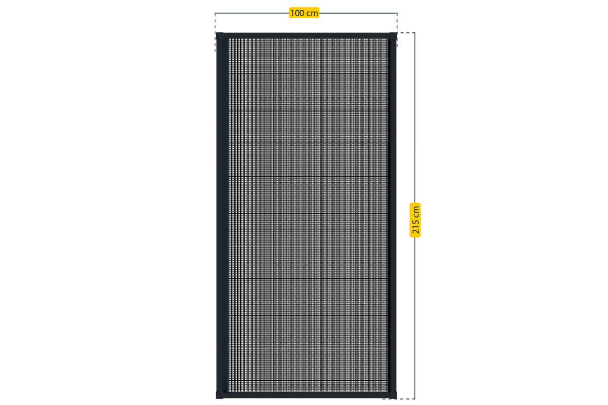 Insektenschutz-Plissee für Türen 100 x 215 cm