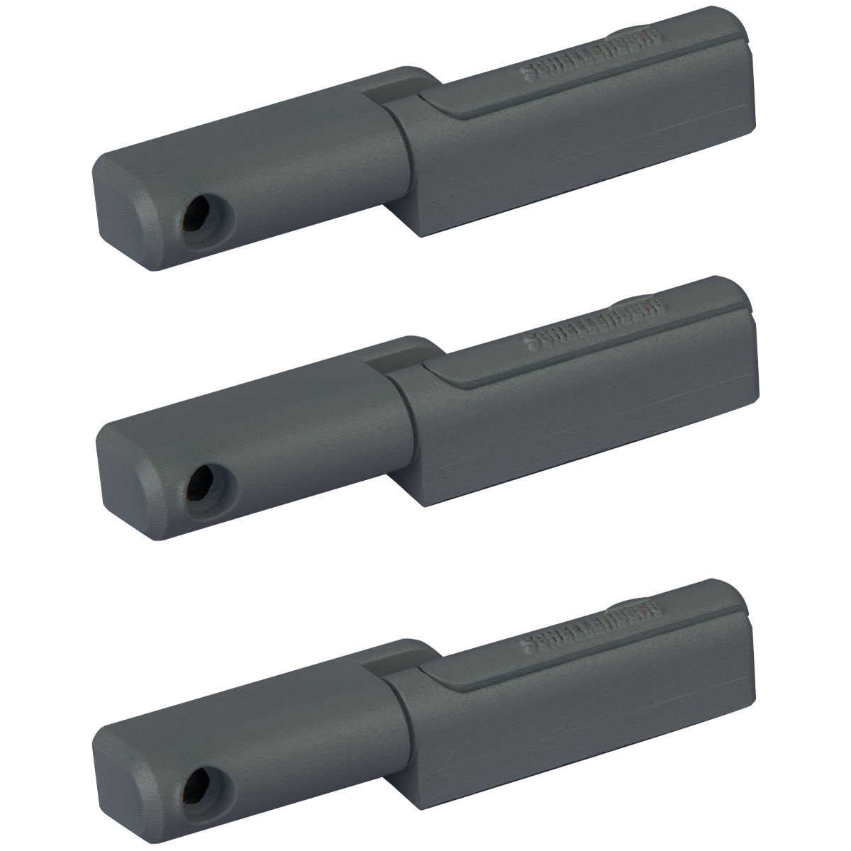 Zink-Scharnier-Set für System Plus/Premium  - versch. Farben