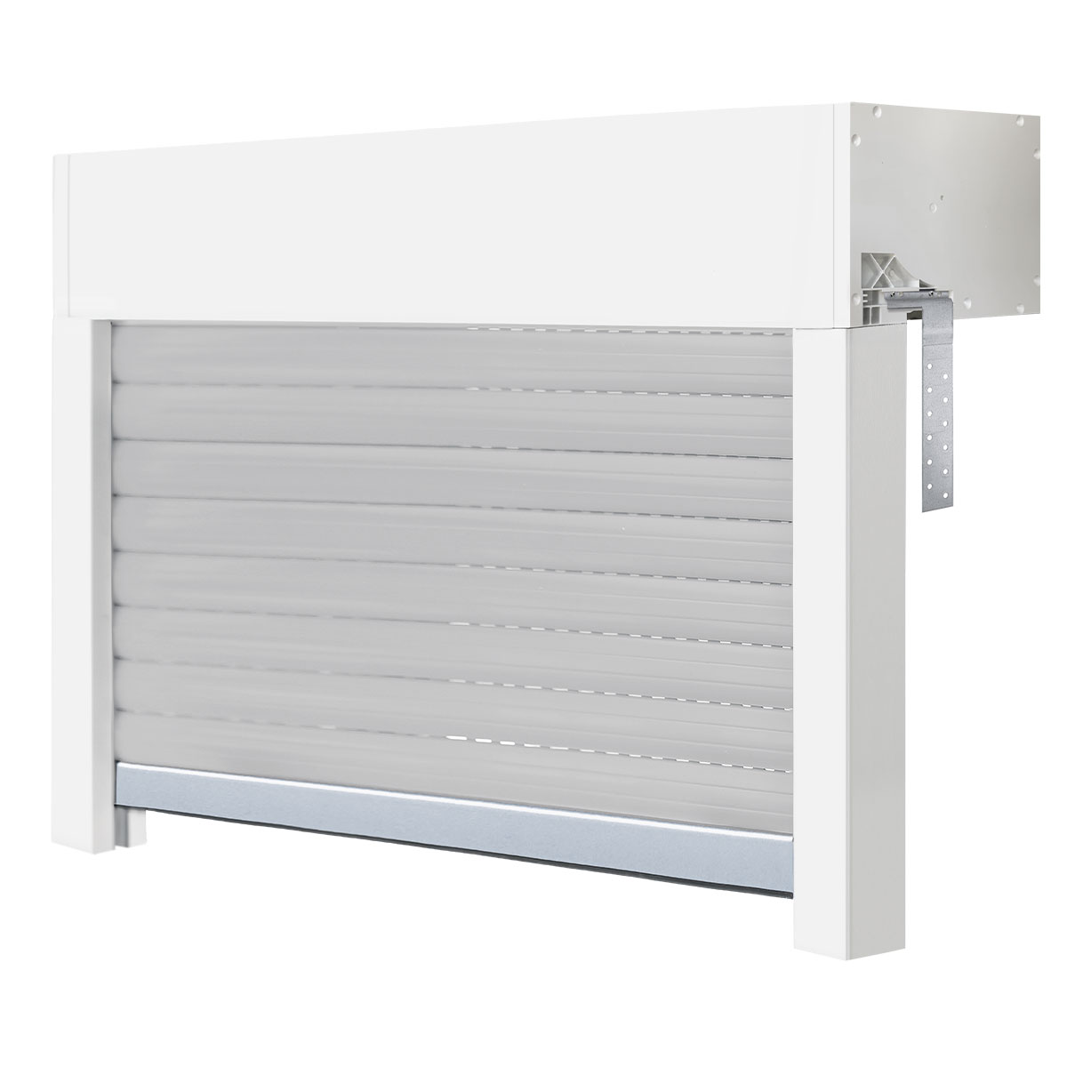 Aufsatzrollladen Komplett-Set für Fenster, 60 cm Höhe - versch. Breiten