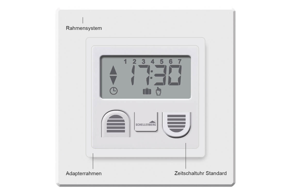 Zeitschaltuhr Standard für Rohrmotoren im Schellenberg-Shop