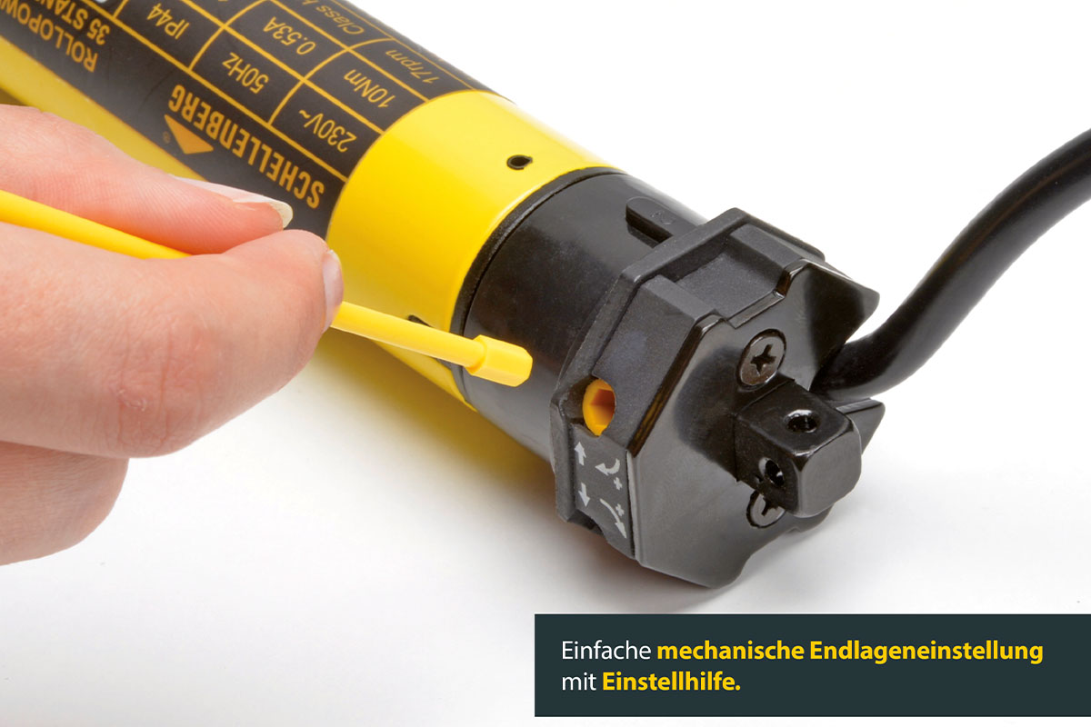 Schellenberg Rohrmotor Standard Endpunkte Einstellen